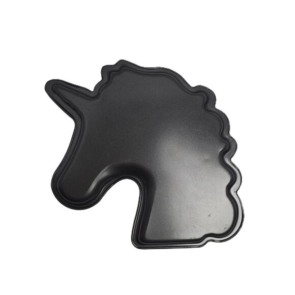 Giant Unicorn Cookie Baking Pan Brand Castle Non-Stick 12 x 12 x 5 Jumbo STK105B - Picture 3 of 4
